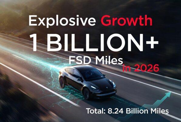 Explosive Growth: How Many FSD Miles Has Tesla Logged in 2026 So Far