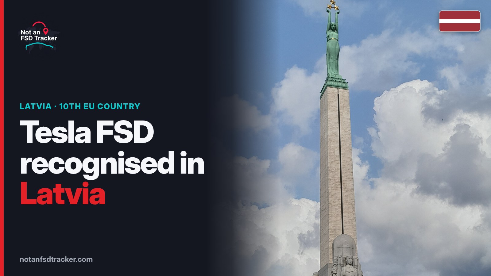 Latvia Recognises Tesla FSD (Supervised) TAD as the 10th EU Country