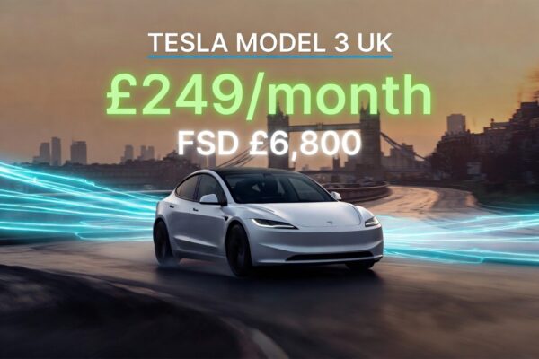 Esla Model 3 Uk Pricing April 2026 with Fsd £6,800 One-time Purchase Vs Subscription Options