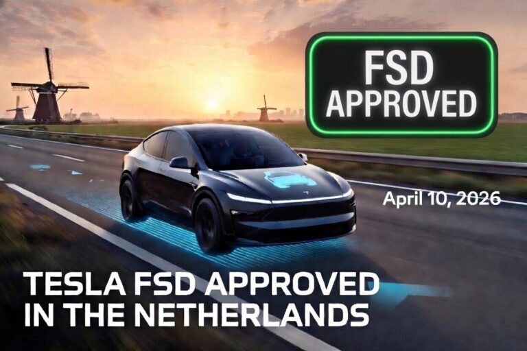 Tesla Fsd Supervised Officially Approved in the Netherlands – April 10 2026